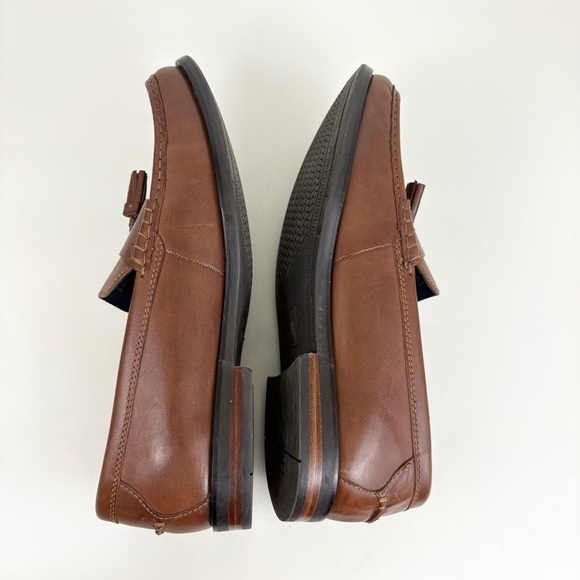 Cole Haan Brown Leather Pinch Marine Grand Classic Tassel British Mens Size 11.5 main image 7